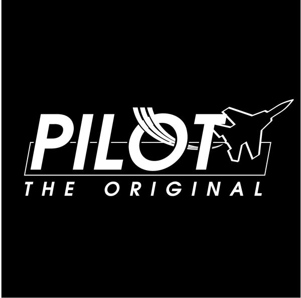 PILOT飞机小图标logo设计