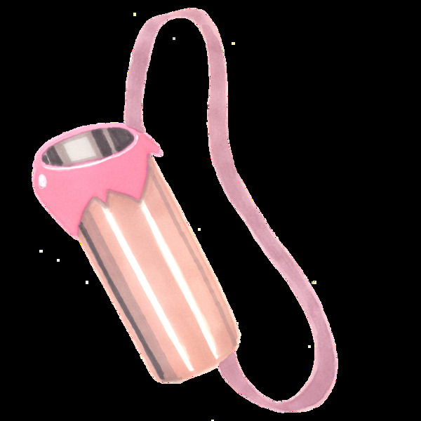 粉色背包png透明素材