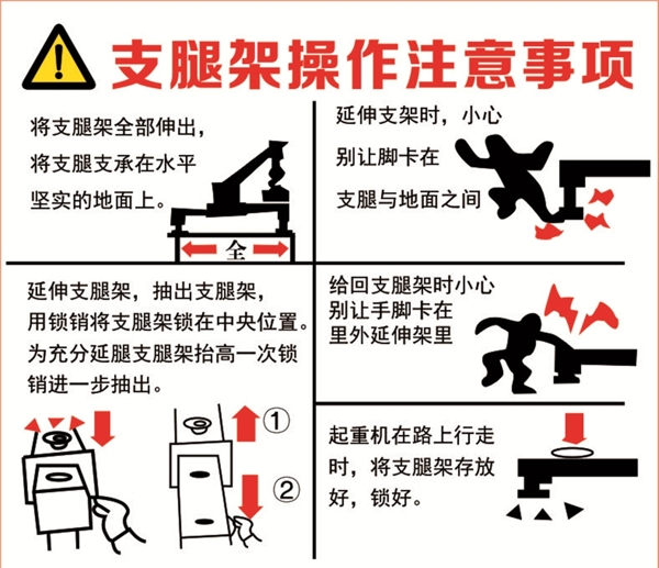 支腿架操作注意事项