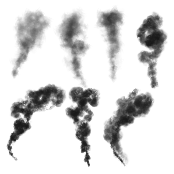 15个烟雾效果Photoshop烟雾笔刷