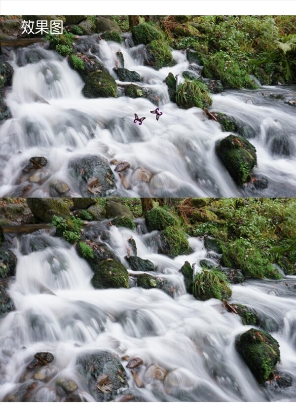 流水瀑布自然风景视频