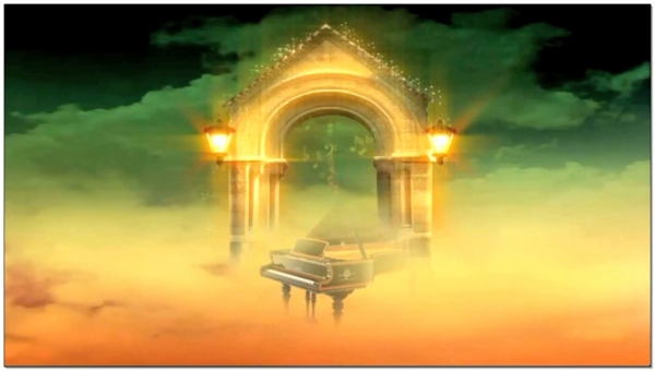 天宫钢琴视频素材