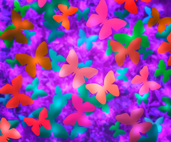 紫蝴蝶的背景