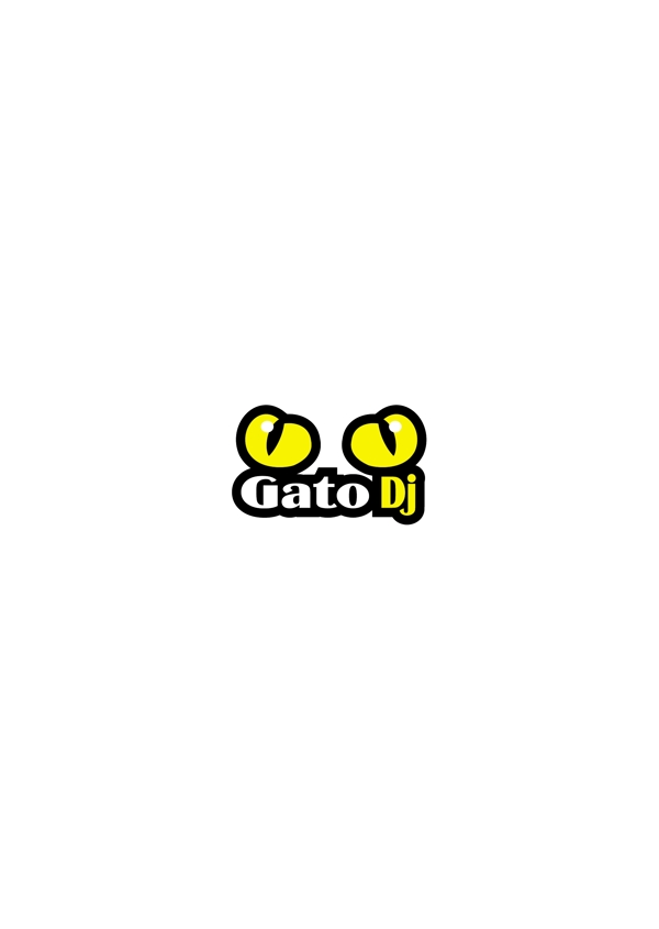 GatoDjlogo设计欣赏GatoDj音乐公司标志下载标志设计欣赏