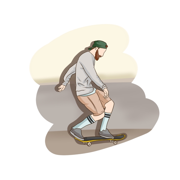 世界滑板日滑板人物元素4