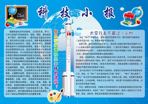 科技小报板报