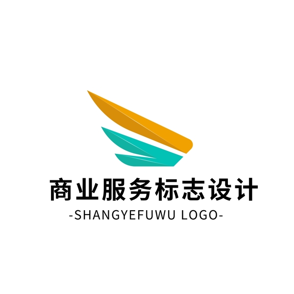 简约大气创意商业服务Logo标志设计