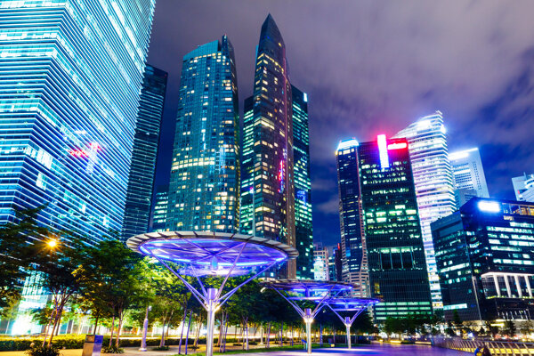 新加坡美丽的高楼图片