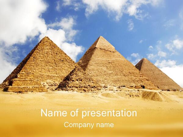 埃及金字塔PPT模板