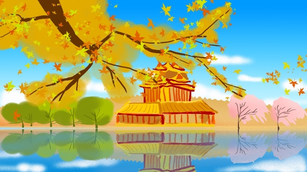 旅行之城市北京插画