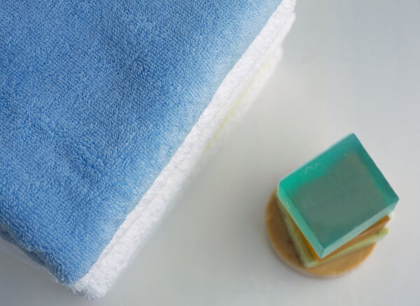 香皂浴巾图片