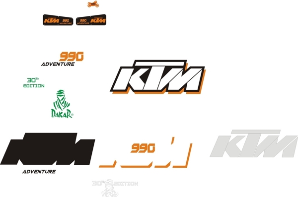 KTM摩托车贴图片