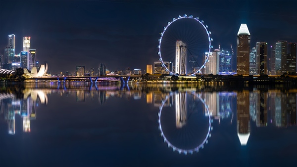 新加坡城市夜景