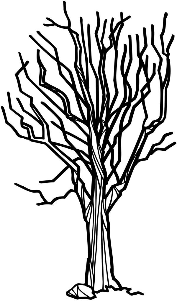 树木矢量素材eps格式0160