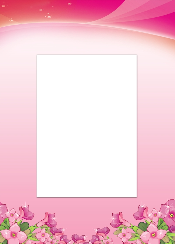 粉色展板素材图片
