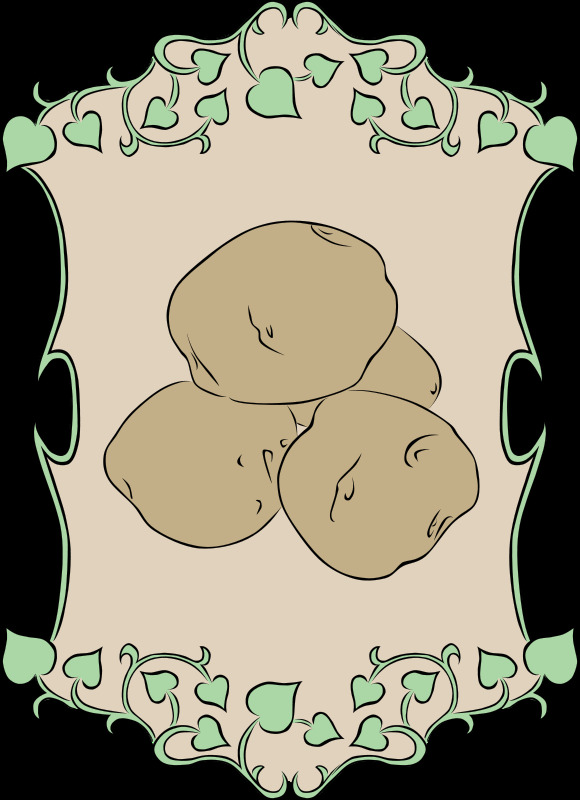 园林标识土豆