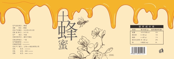 蜂蜜礼盒设计图片