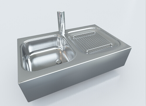 金属水槽水龙头3d模型