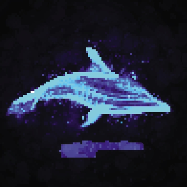 炫彩海豚矢量素材1