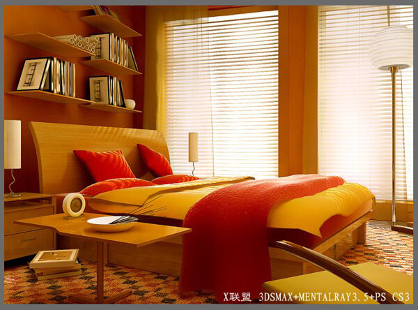 卧室室内设计室内空间效果图3d模型图片