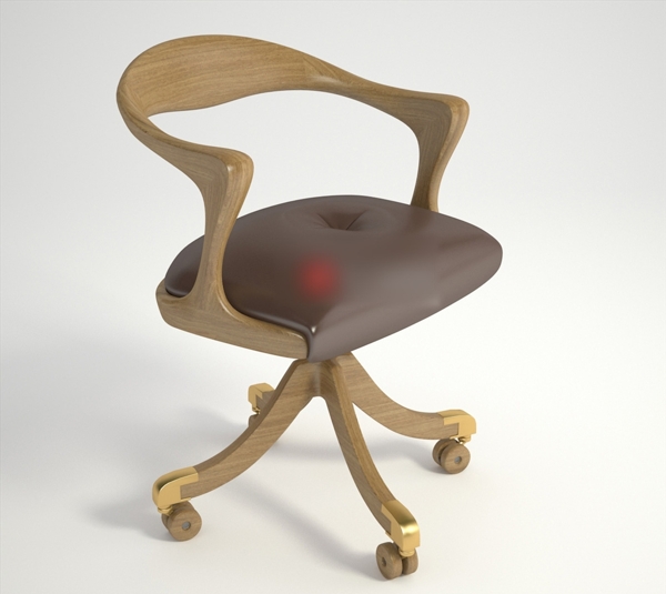 现代椅子椅子模型家具模型