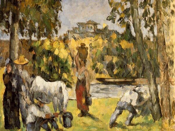 PaulCzanne0040法国画家保罗塞尚paulcezanne后印象派新印象派人物风景肖像静物油画装饰画
