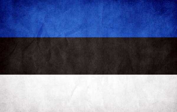 爱沙尼亚国旗图片