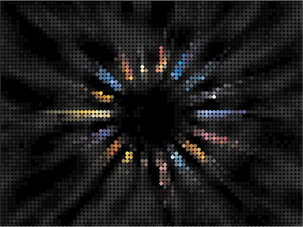 矢量彩色光效科技背景素材