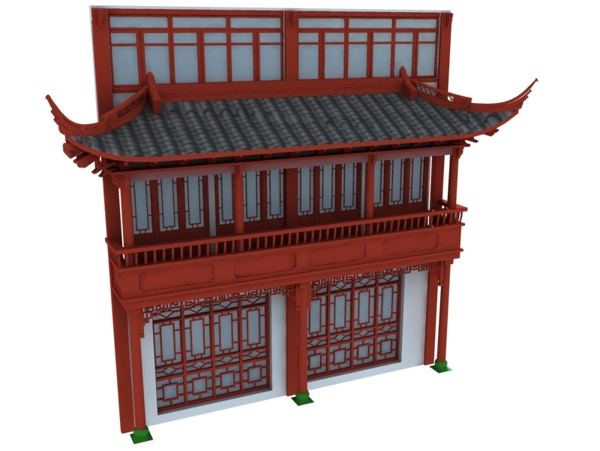 古建门窗3D模型