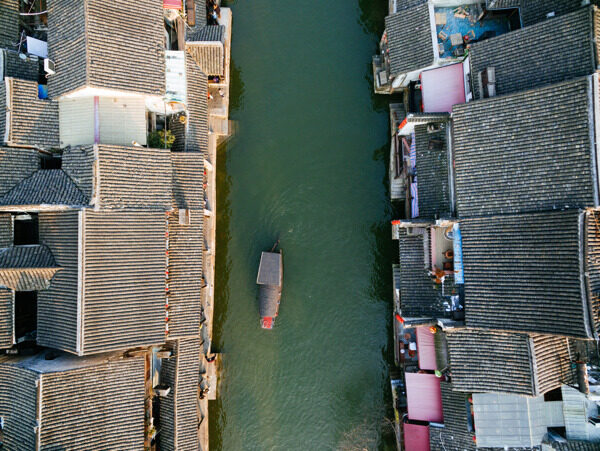 浙江西塘古镇风景