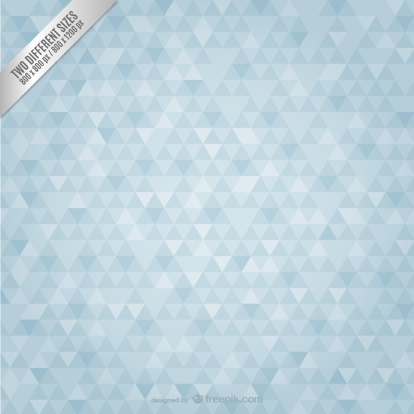 淡蓝色三角格纹背景矢量素材