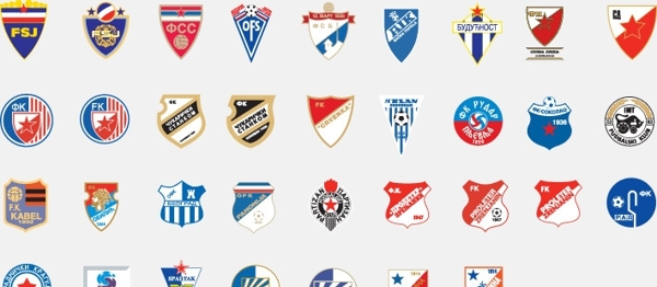 全球2487个足球俱乐部球队标志塞尔维亚和黑山图片