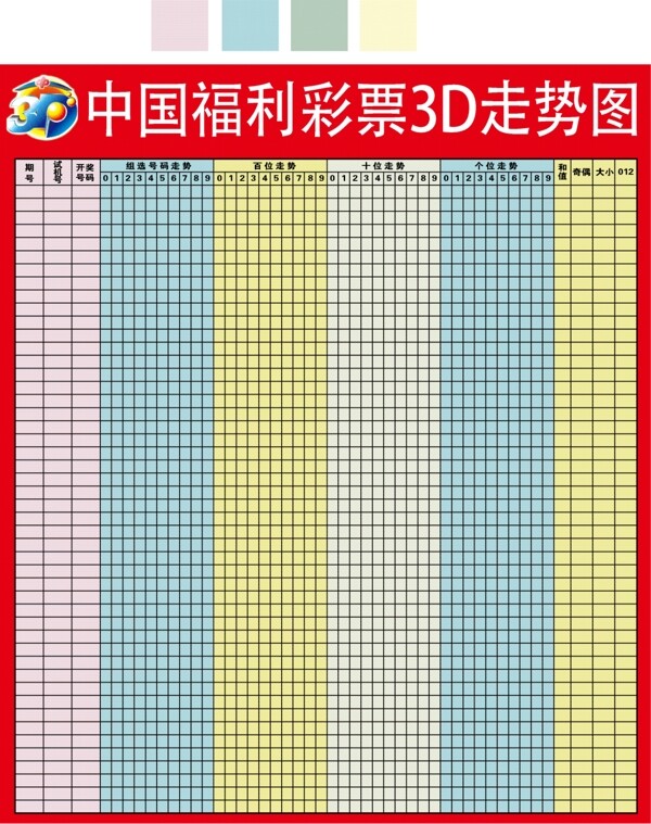 中国福利3D走势图图片
