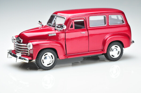 红色小车玩具模型图片