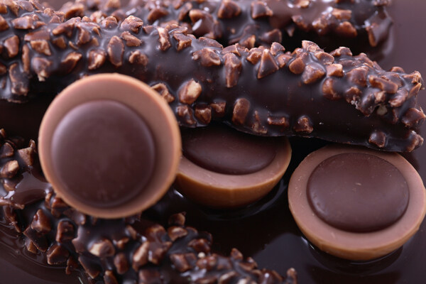 巧克力美食背景图片