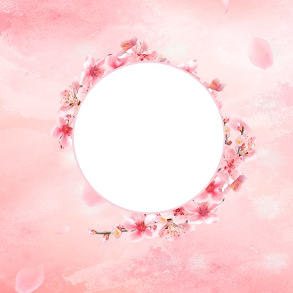 古典唯美粉色花朵化妆品主图