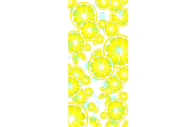 柠檬水滴分层图图片