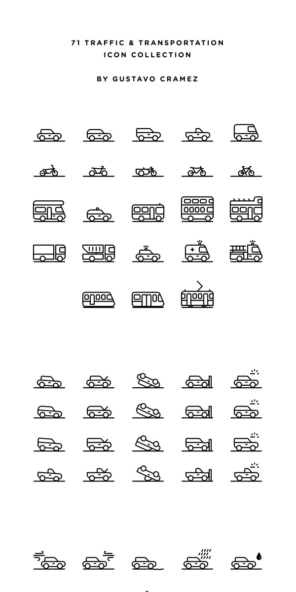 矢量交通运输图标图片
