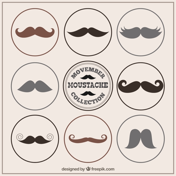 Movember胡子收藏