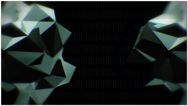 钻石几何三维动感视频素材