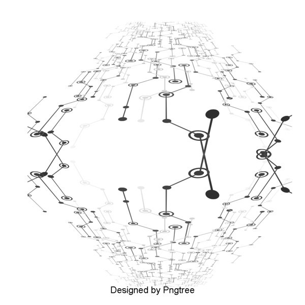 科技数字线曲线螺旋