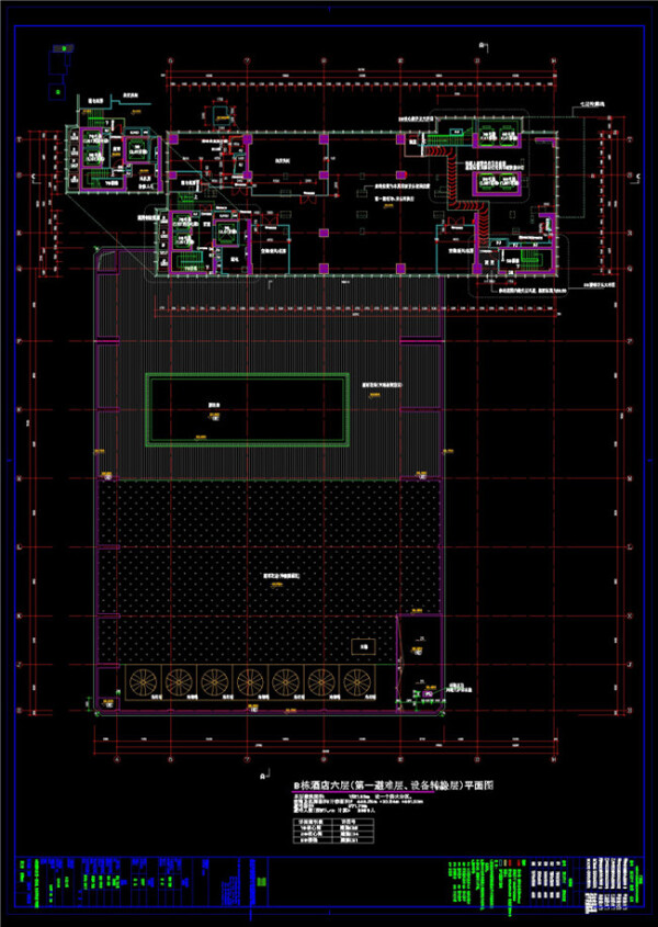 酒店6层CAD图纸