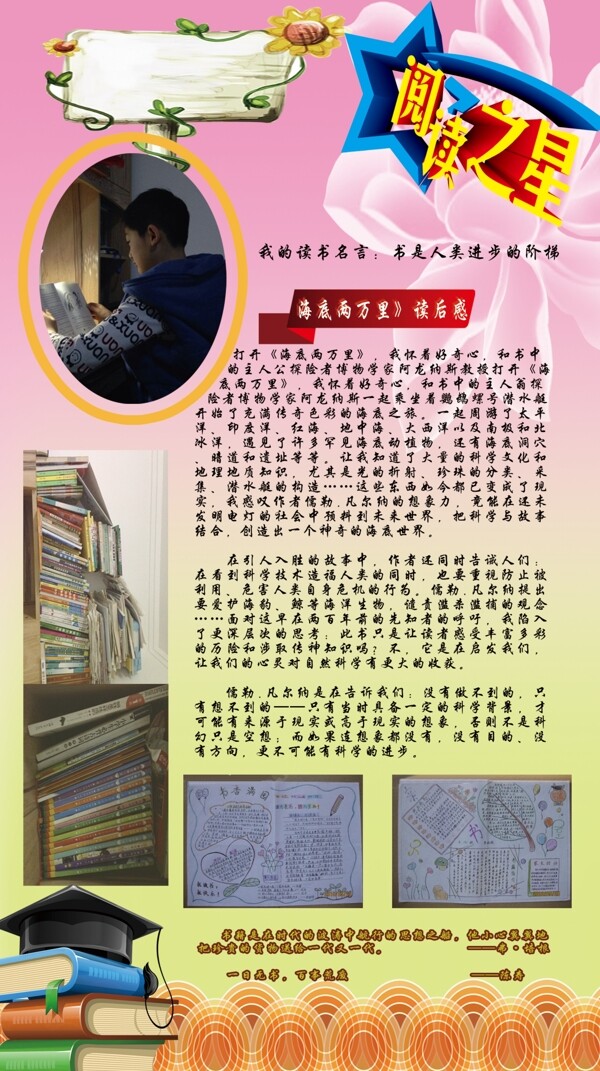 学生展板图片