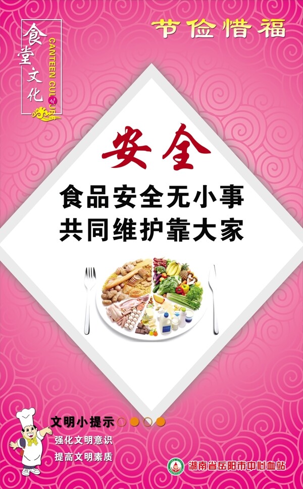 食堂安全标语图片