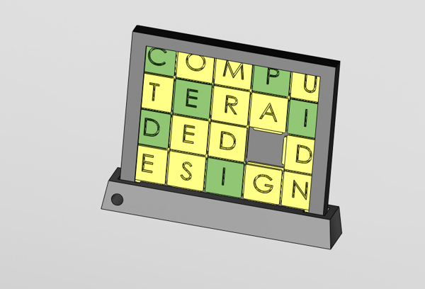 滑块拼图的计算机辅助设计
