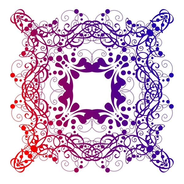 底纹复古底纹怀旧中国风红紫渐变元素设计