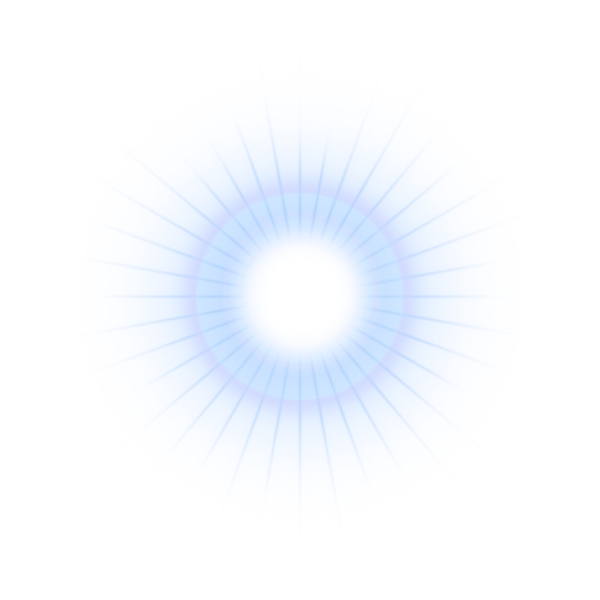 蓝色蓝光光效光线光晕png元素