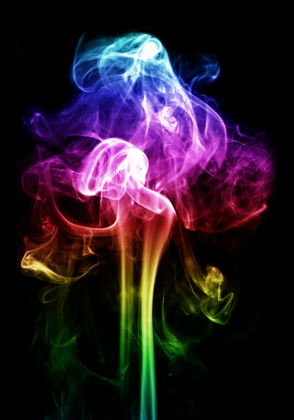 彩色烟雾
