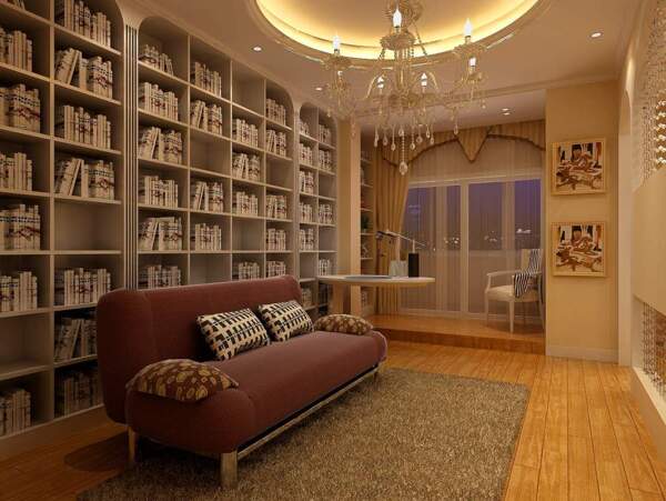 书房卧室模型