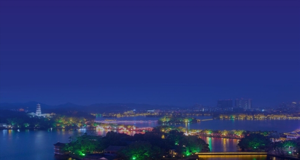 广东惠州西湖景色西湖夜景